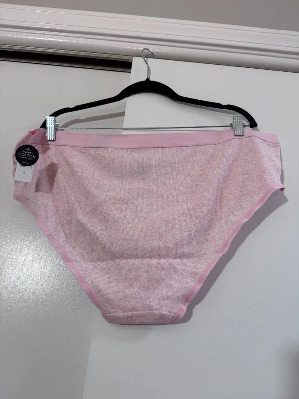 Torrid Pink cotton rib mid-rise hipster panty NWT size 4